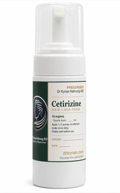 Cetirizine Hair Loss Foam — Dr Kynan Nahrung